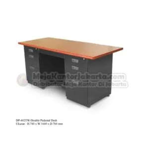 Meja Kantor Alba DP-402TW Double Pedestal Desk