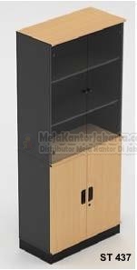 Lemari Arsip Tinggi Kaca + Panel HighPoint ST-437