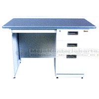 Meja Kantor Besi + Laci Lion L-106 N
