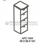 Meja Kantor Modera AFC-7404