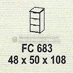 Meja Kantor Modera FC-683