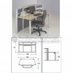 Meja Kantor Modera MRFP-1118