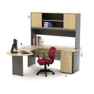 Set Meja Kantor HighPoint Workstation 2