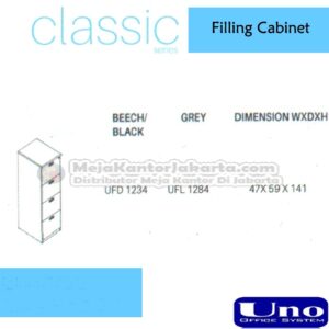 Filling Cabinet UNO UFD-1234, UFD-1284