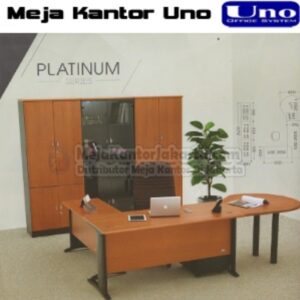 Meja Kantor UNO Warna Cherry 1