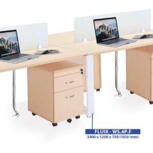 Meja Kantor Inco DW-FLUIX.WS.4P.F