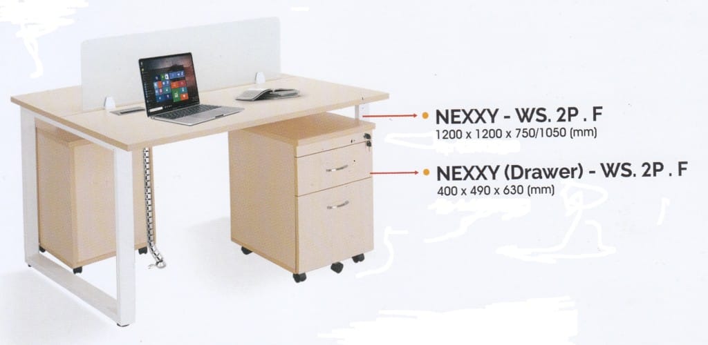 Meja Kantor Ichiko Eco NEXXY - WS.2P.F