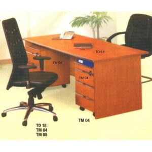 Meja kantor utama tanpa laci Aditech TD 18