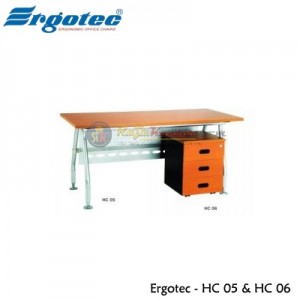 eja Kantor Ergotec - HC 05 Desk & HC 06 Mobile Drawer